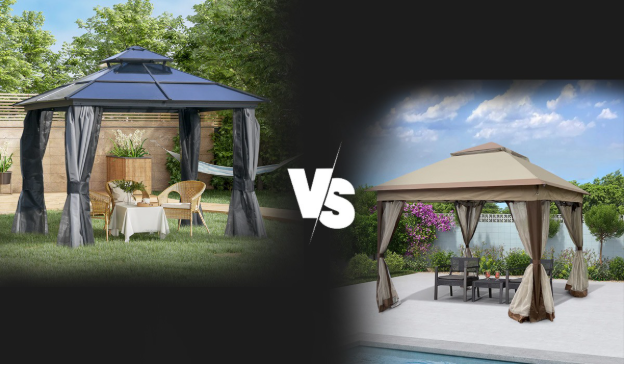 HARDTOP VS. SOFT TOP GAZEBOS: WHICH IS THE BETTER OPTION FOR YOUR OUTDOOR SPACE?